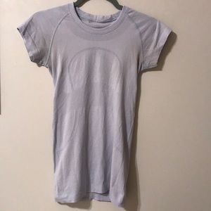 lavender lulu lemon workout top